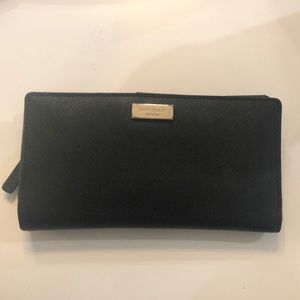 Black Kate Spade Wallet - Used